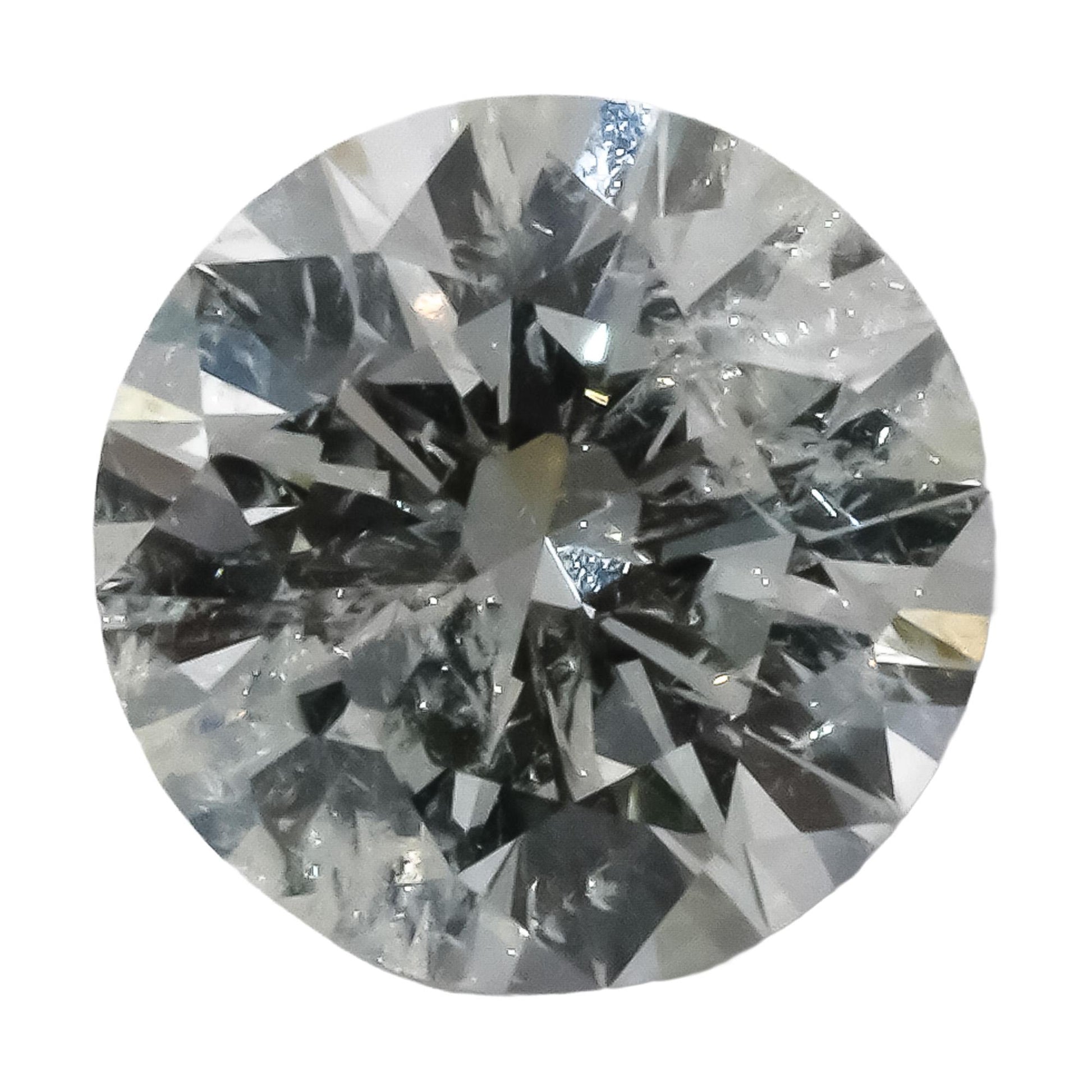 HRD Certified I1/F Round Cut Natural Diamond Loose Stone 3.01CT