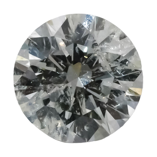 HRD Certified I1/F Round Cut Natural Diamond Loose Stone 3.01CT