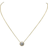 14k Yellow Gold VS Round Lab-Grown Diamond Solitaire Pendant Necklace 2.05CT