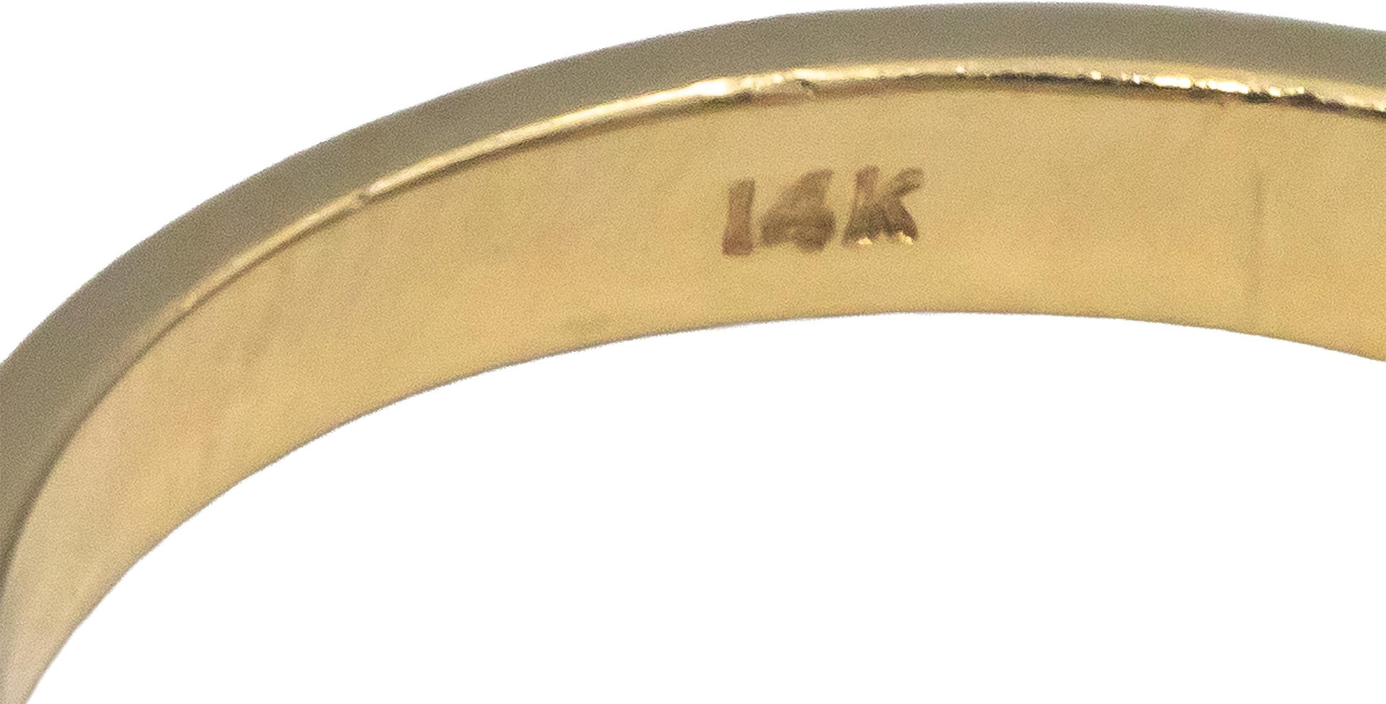 14k Yellow Gold Jewelry 0.50CT Round Cut Diamond Band Ring Size 5.75