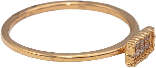 18k Rose Gold VS Round Diamond Band Ring 0.07CT Size 6