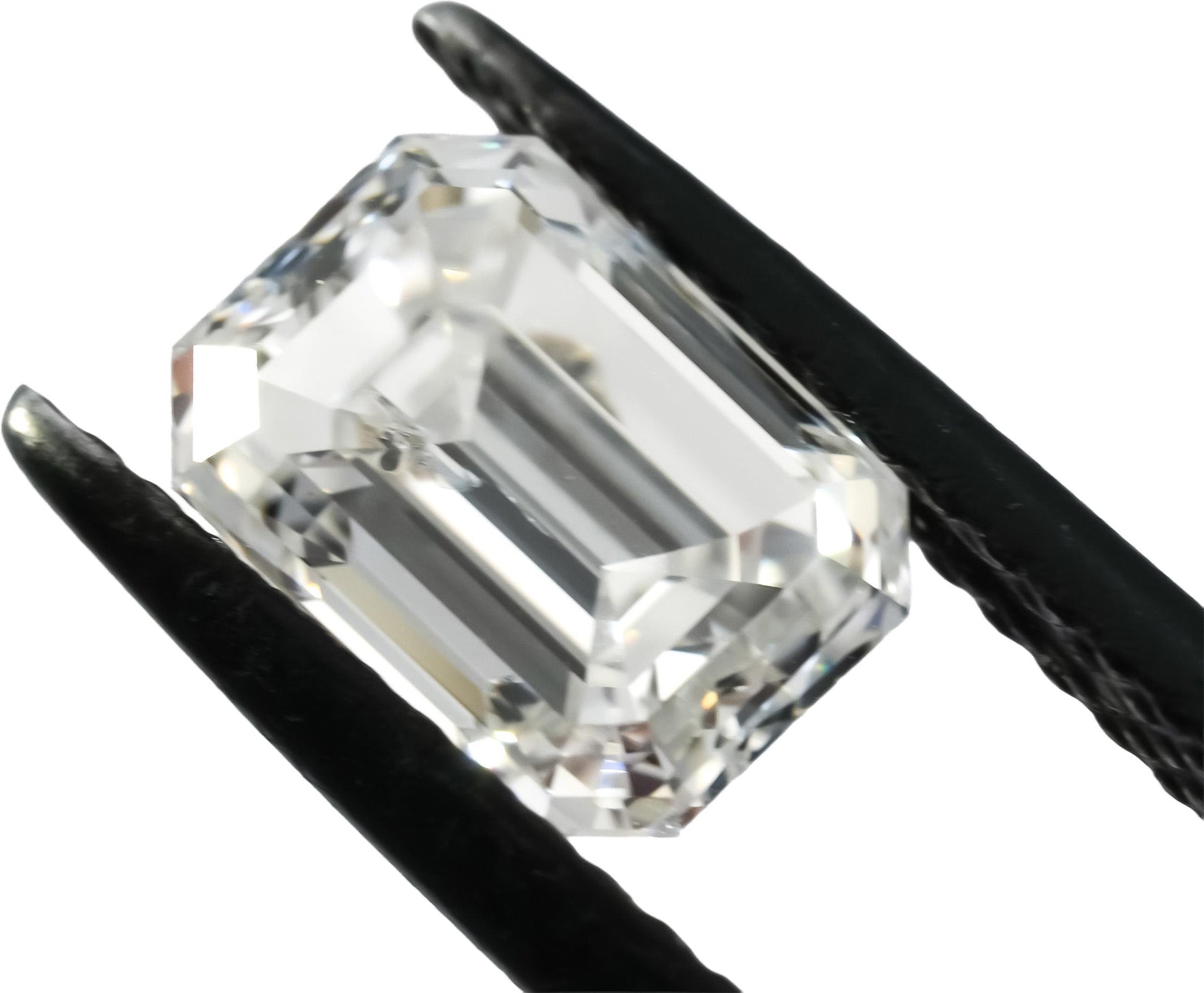 GIA Certified I1/E Emerald Cut Diamond Loose Stone 1.50CT