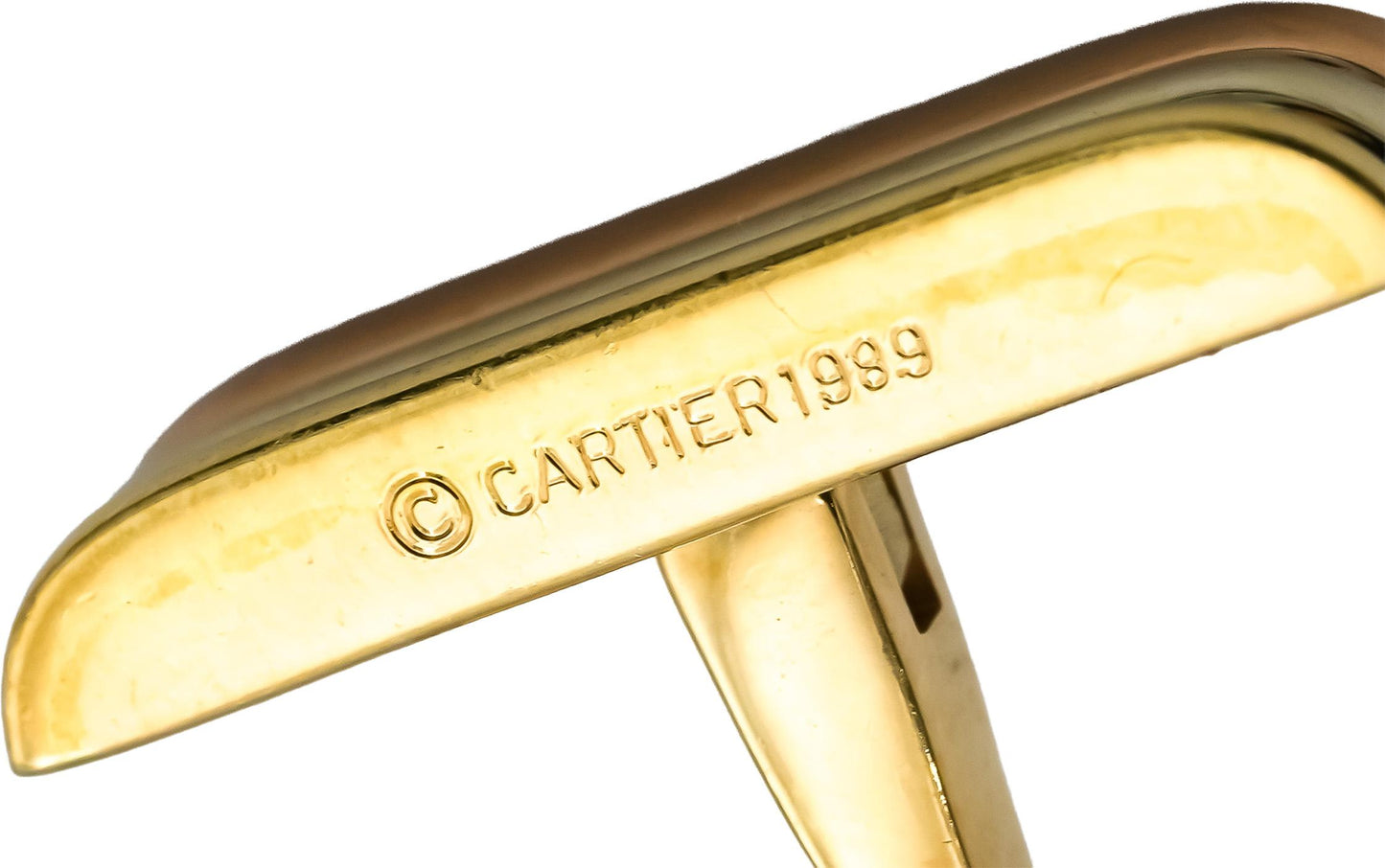 CARTIER 18k Yellow Gold Trinity Men's Cufflinks