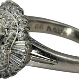 GIA Certified Platinum Colombian Emerald and Diamond Ring 3.06CT Size 6.5