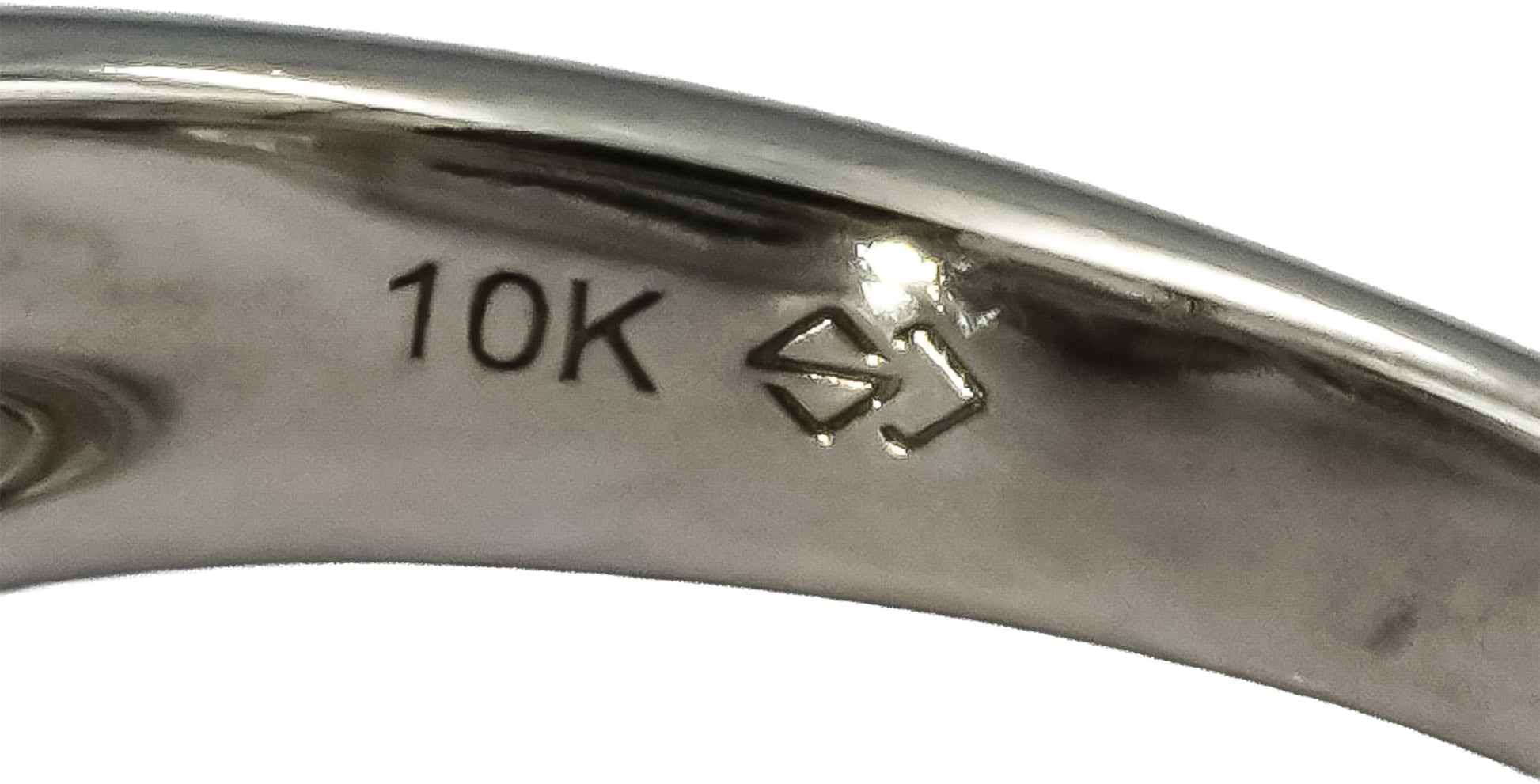 10k White Gold Round Diamond Cluster Cocktail Ring 1.0CT Size 7