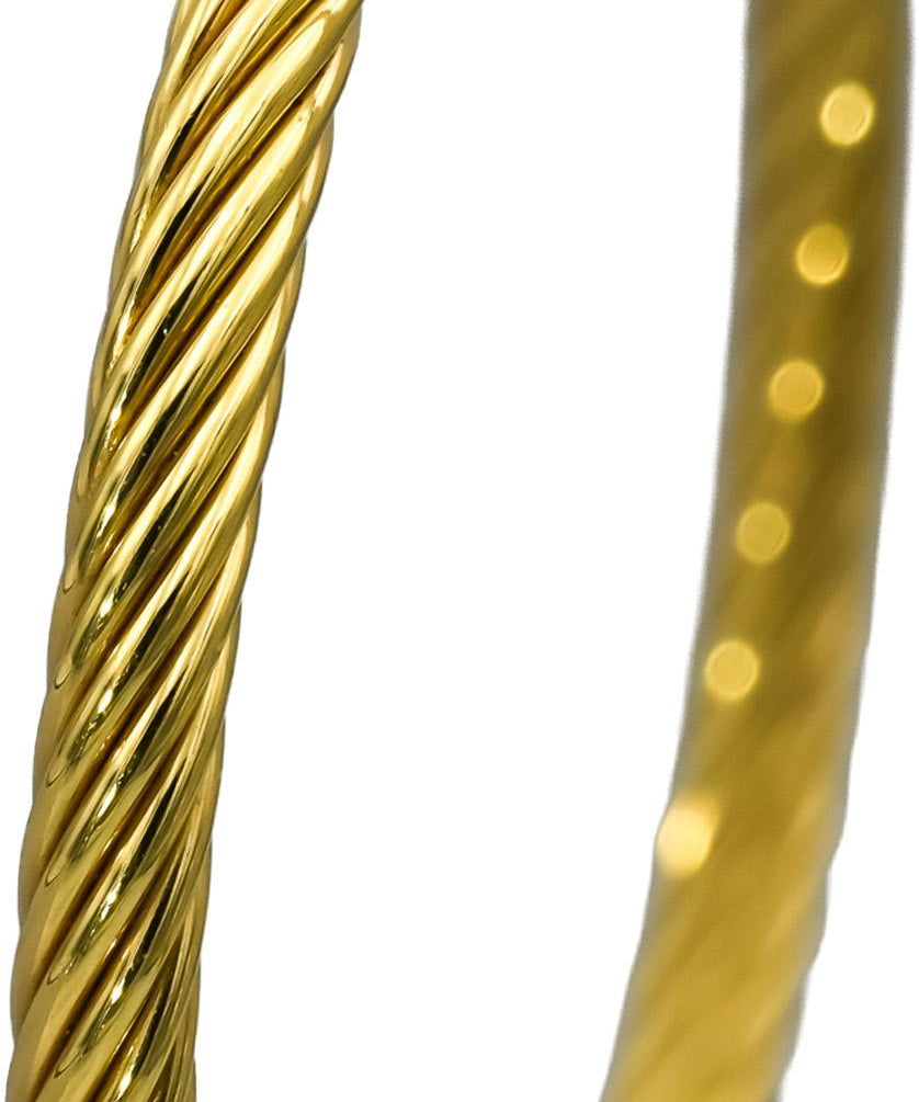 DAVID YURMAN 18k Yellow Gold Classic Cable Hoop Earrings