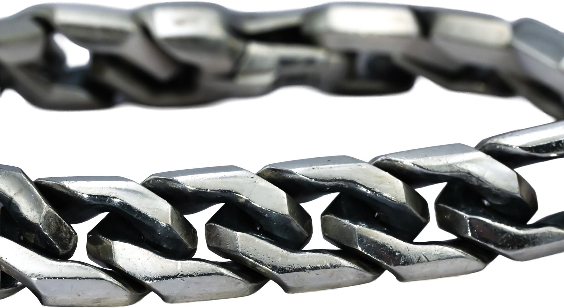 DAVID YURMAN Sterling Silver Curb Chain Angular Bracelet $1450 Retail