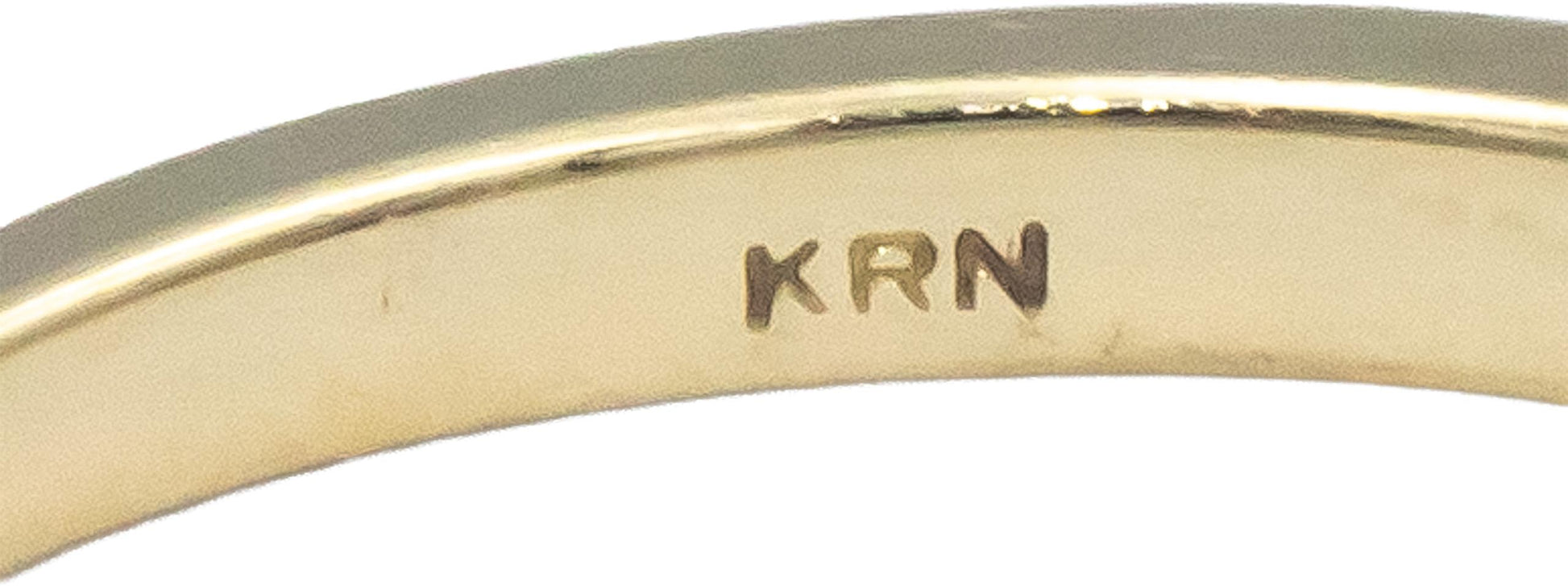 14k Yellow Gold 0.87CT White and Blue Diamond Ring w/ 0.47CT Center Size 8.25