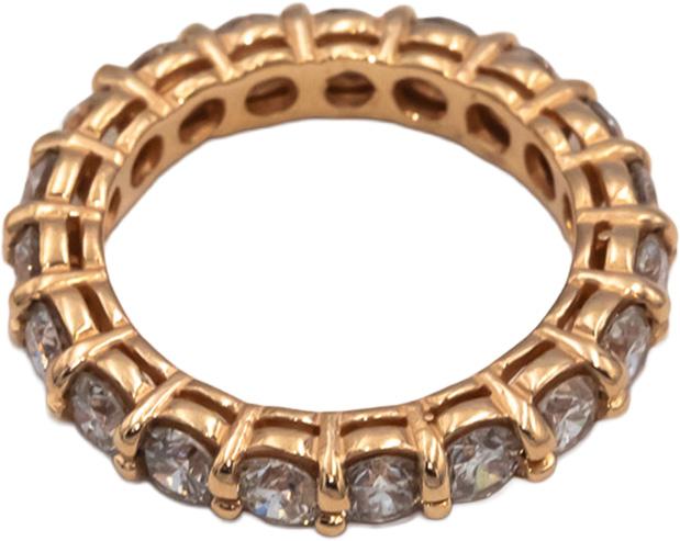 14k Rose Gold Round Diamond Eternity Band Ring 2.61CT Size 5.25