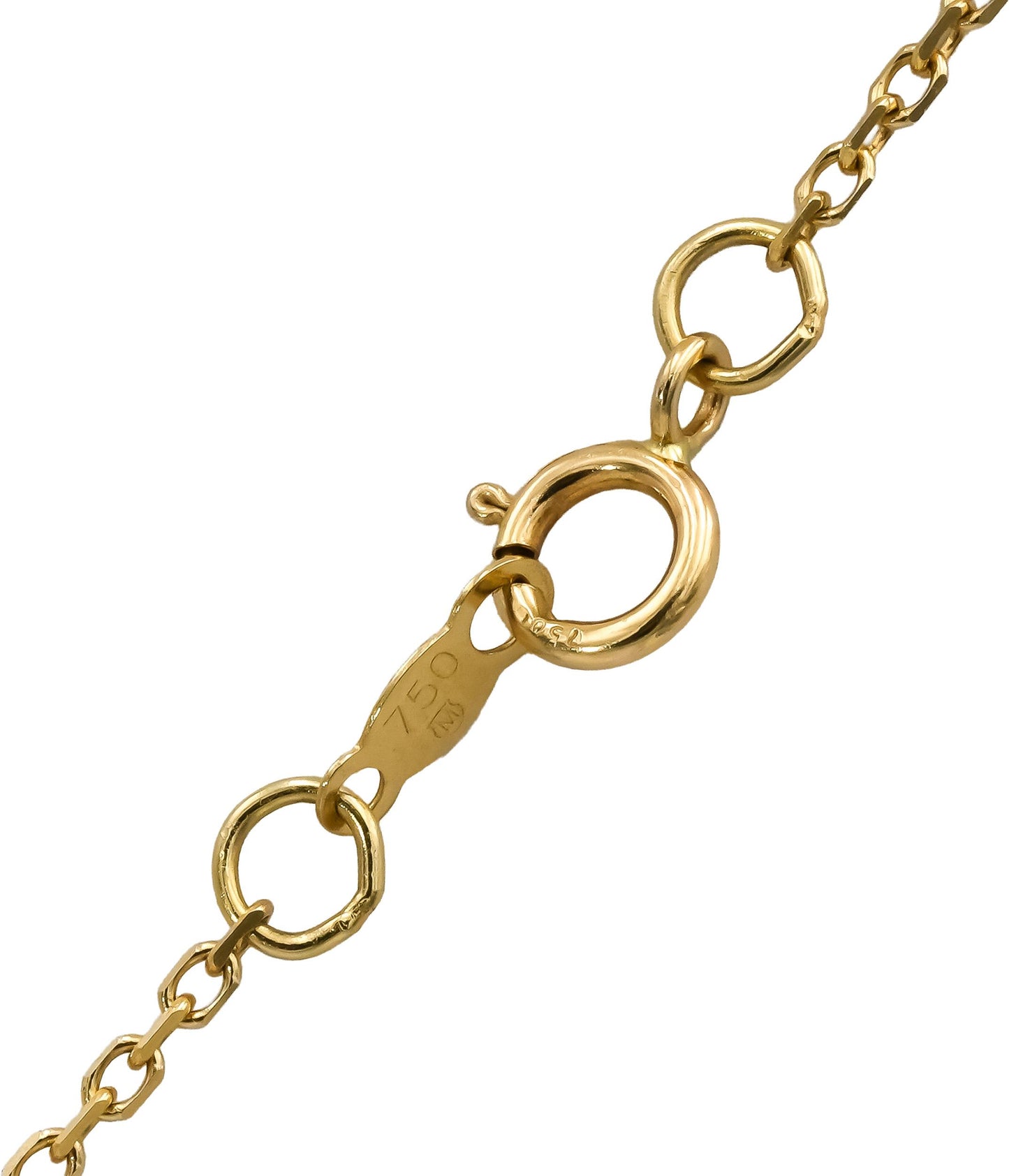 MIKIMOTO 18k Yellow Gold Diamond and Pearl Pendant Necklace 0.05CT