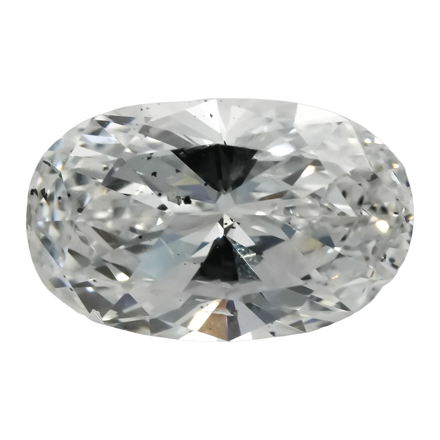 GIA Certified SI2/D Oval Brilliant Cut Diamond Loose Stone 2.02CT