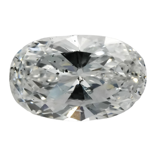 GIA Certified SI2/D Oval Brilliant Cut Diamond Loose Stone 2.02CT