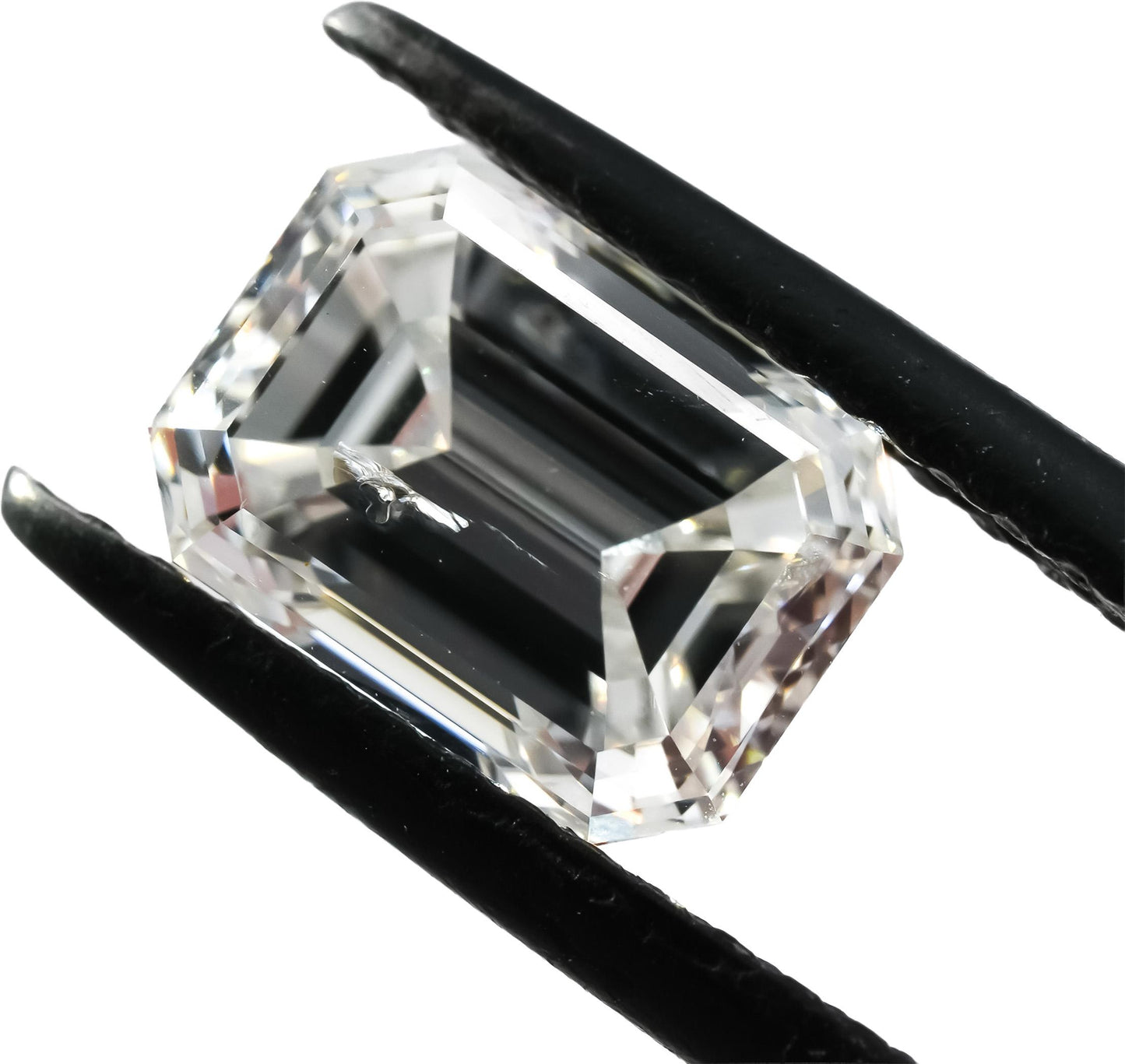 GIA Certified I1/E Emerald Cut Diamond Loose Stone 1.50CT