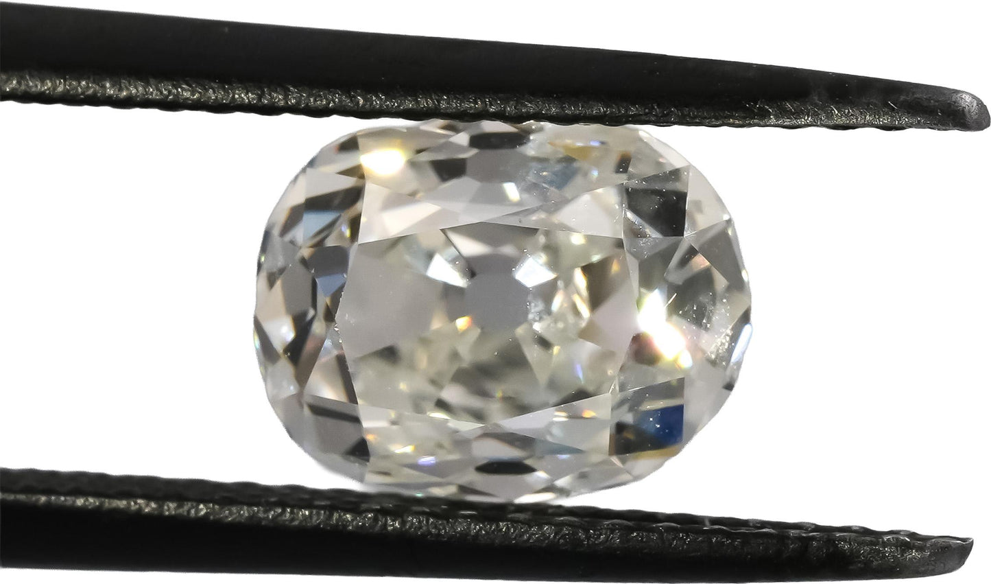 GIA Certified 2.02CT Old Mine Cut Diamond G Color SI1 Clarity