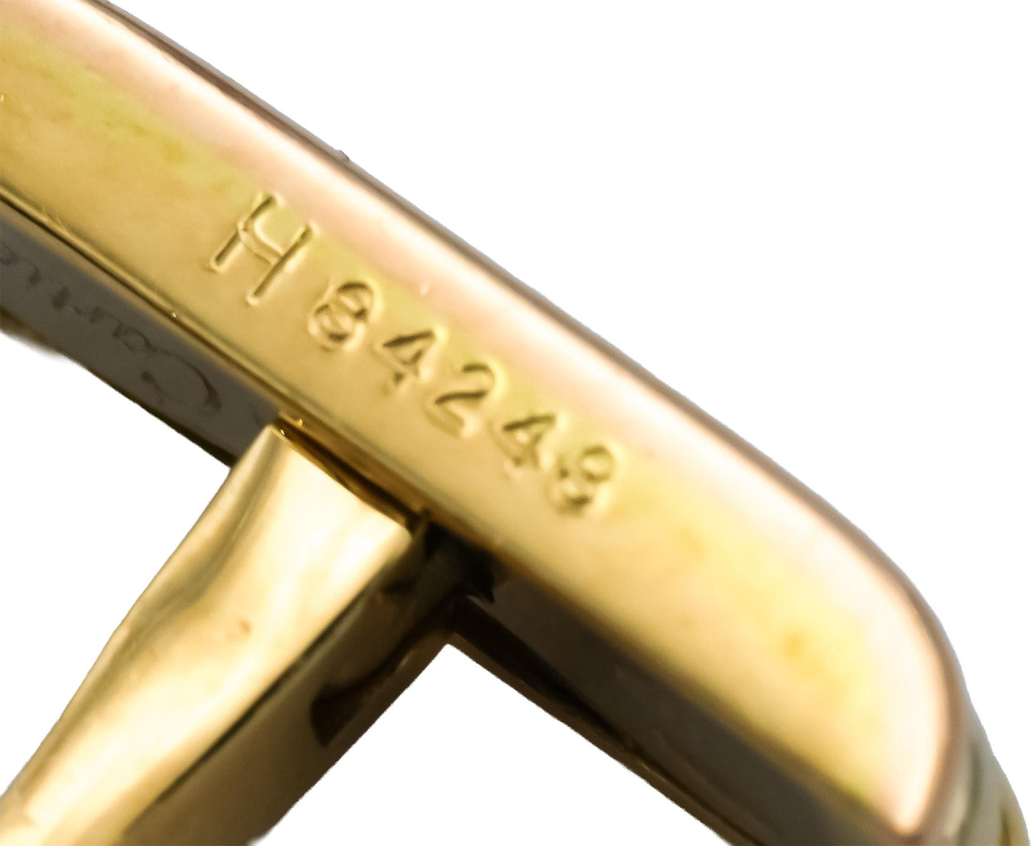 CARTIER 18k Yellow Gold Trinity Men's Cufflinks