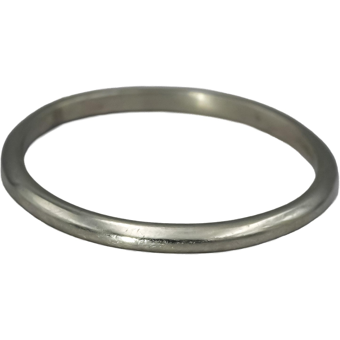 Vintage Antique Platinum Band Ring Size 7
