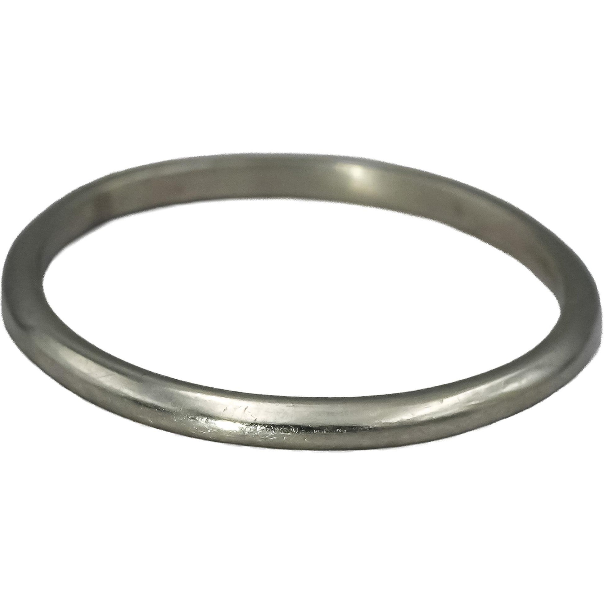 Vintage Antique Platinum Band Ring Size 7