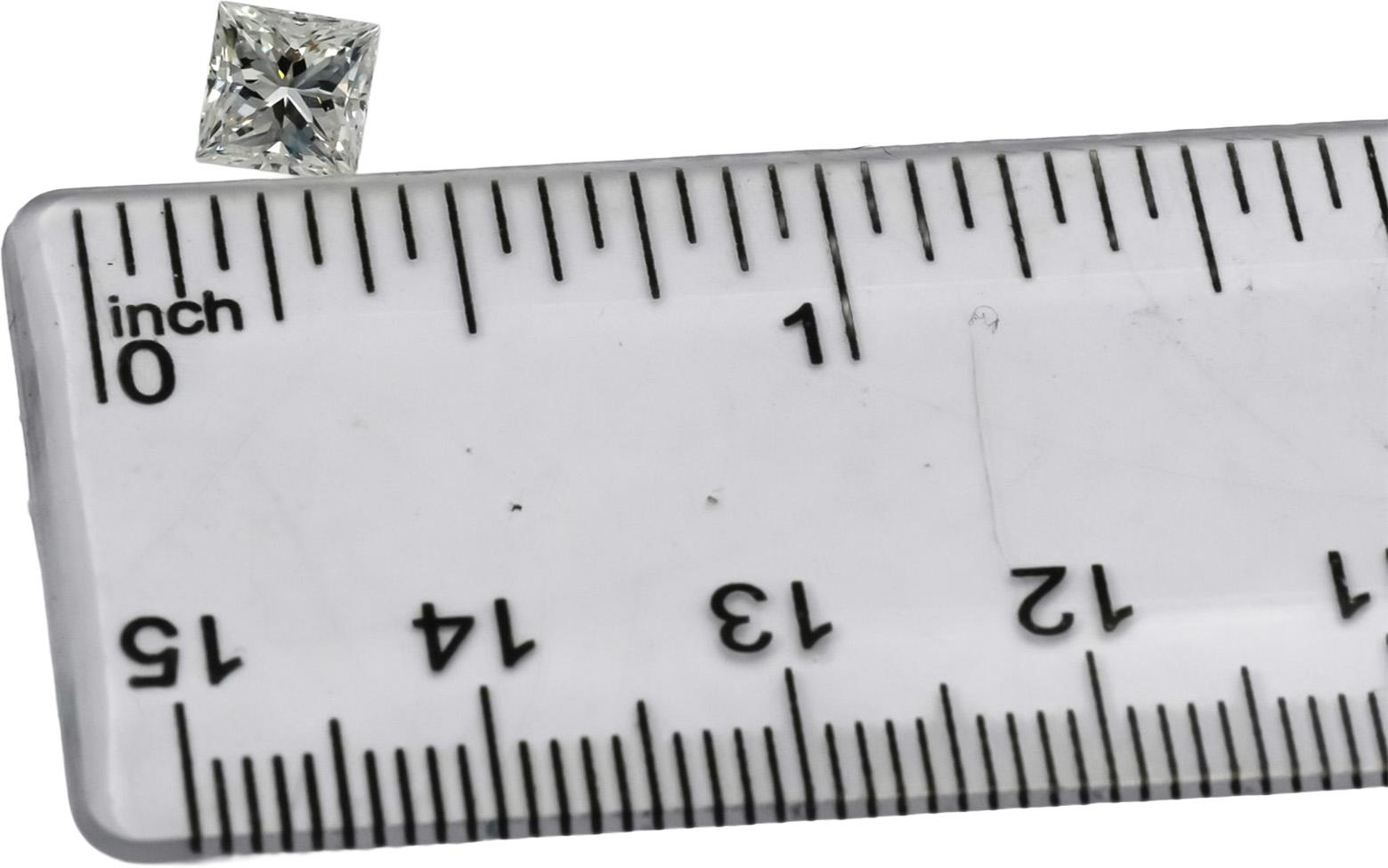 GIA Certified VS2/G Princess Cut Natural Diamond Loose Stone 1.00CT