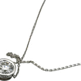 14k White Gold VS Round Lab-Grown Diamond Solitaire Pendant Necklace 1.56CT