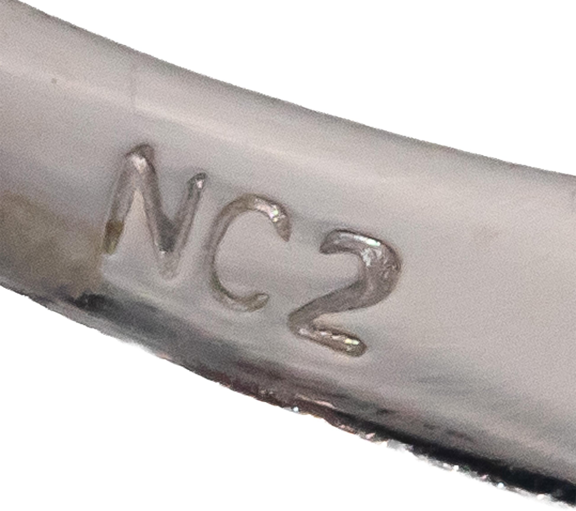 14k White Gold VS Round Diamond Interlocking Band Ring 0.35CT Size 7.25