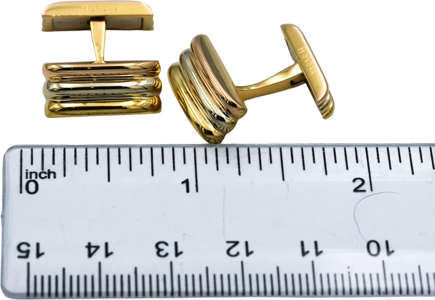 CARTIER 18k Yellow Gold Trinity Men's Cufflinks