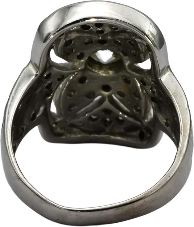 Vintage 14k White Gold Old Euro and Single Cut Diamond Ring 1.0CT Size 7