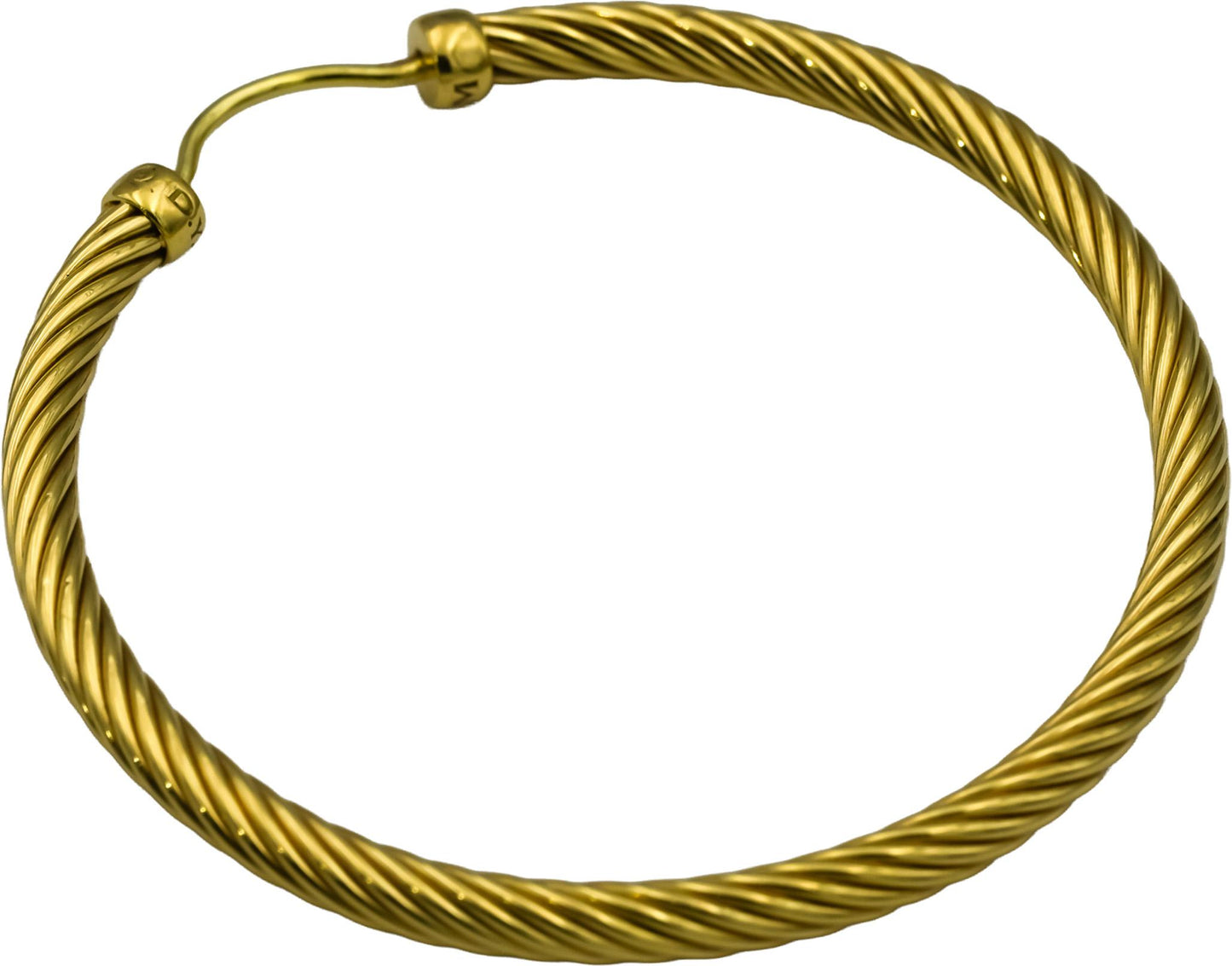 DAVID YURMAN 18k Yellow Gold Classic Cable Hoop Earrings