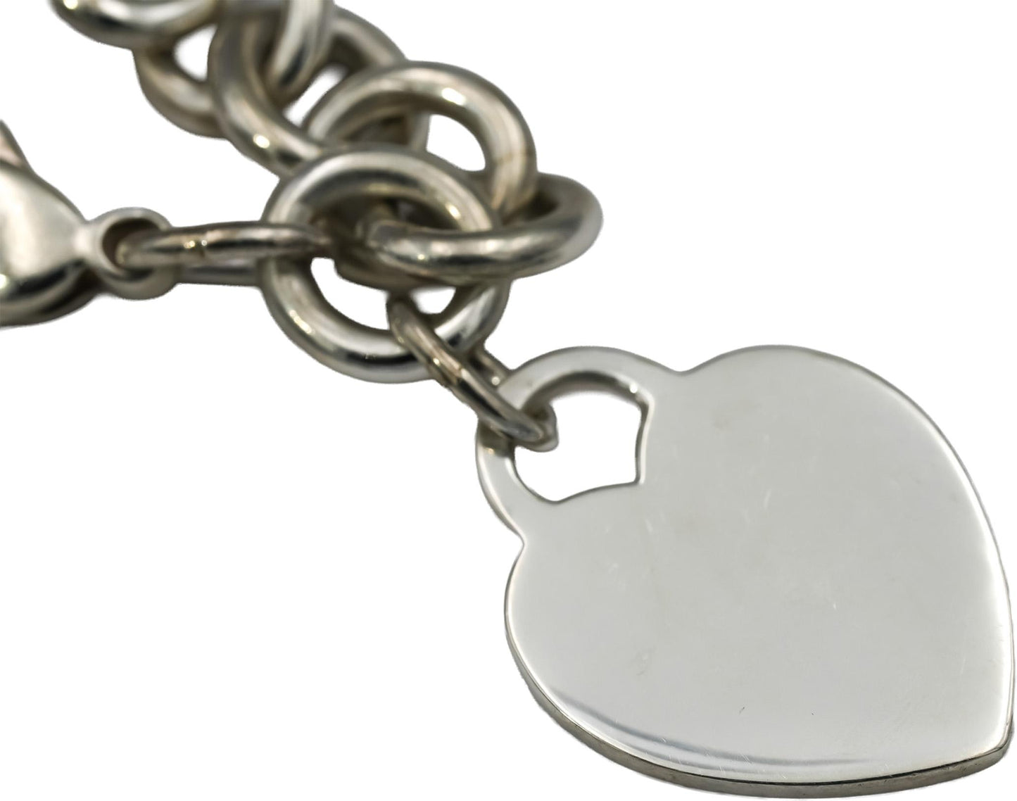 TIFFANY & CO. Sterling Silver Heart Tag Bracelet
