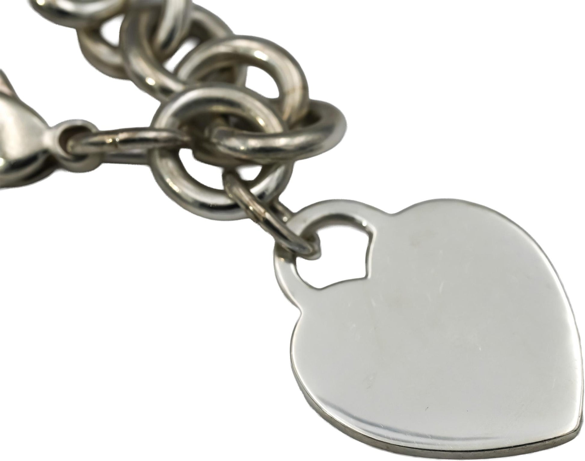 TIFFANY & CO. Sterling Silver Heart Tag Bracelet