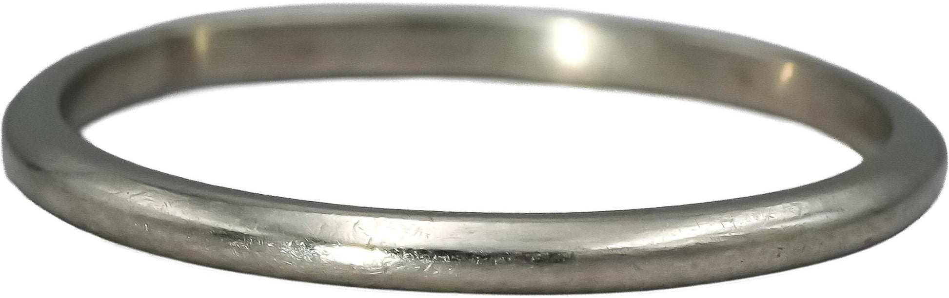 Vintage Antique Platinum Band Ring Size 7