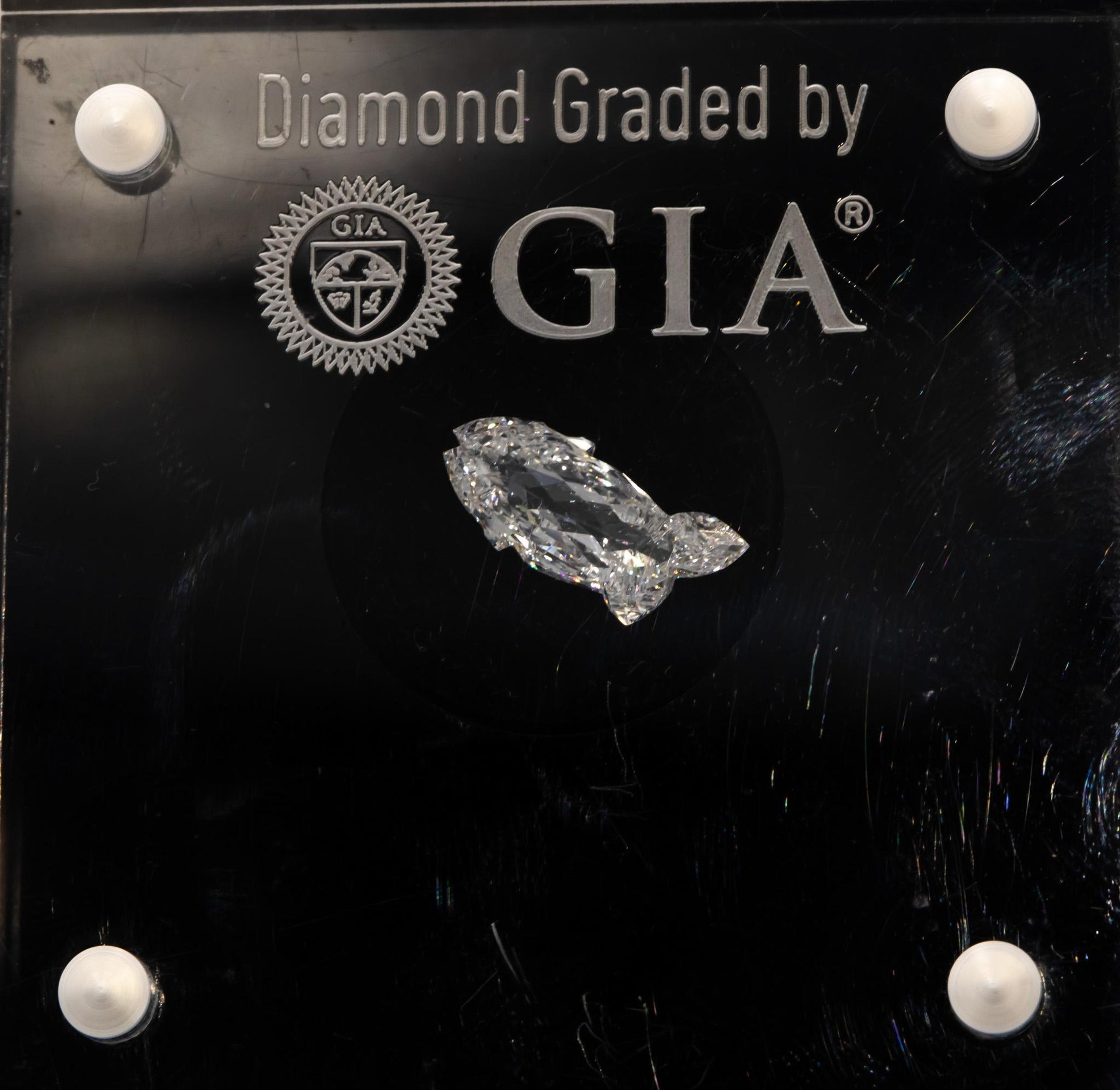 Loose GIA Certified Fish Modified Brilliant Diamond D Si1 2.16ct  RARE!!