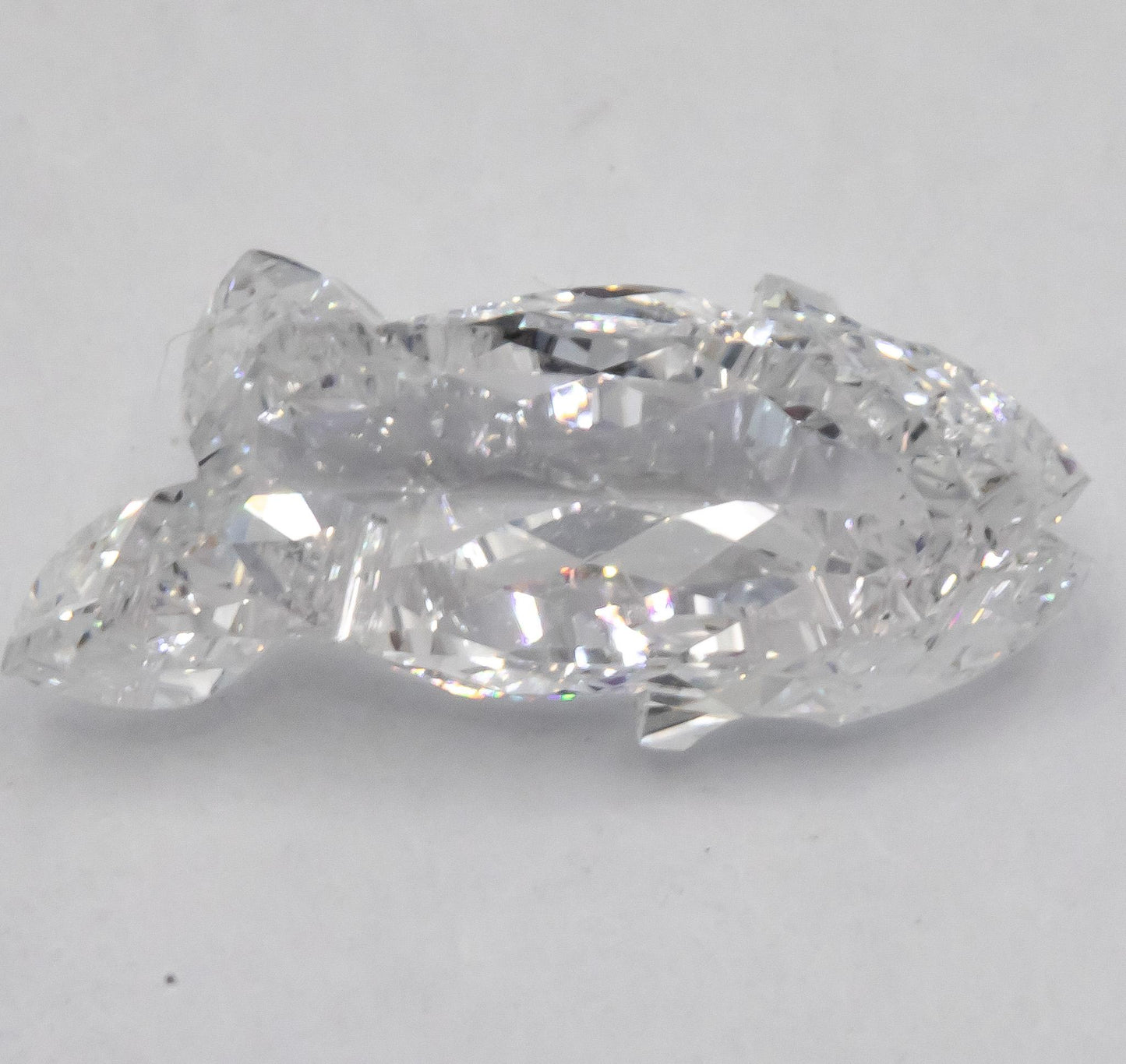Loose GIA Certified Fish Modified Brilliant Diamond D Si1 2.16ct  RARE!!