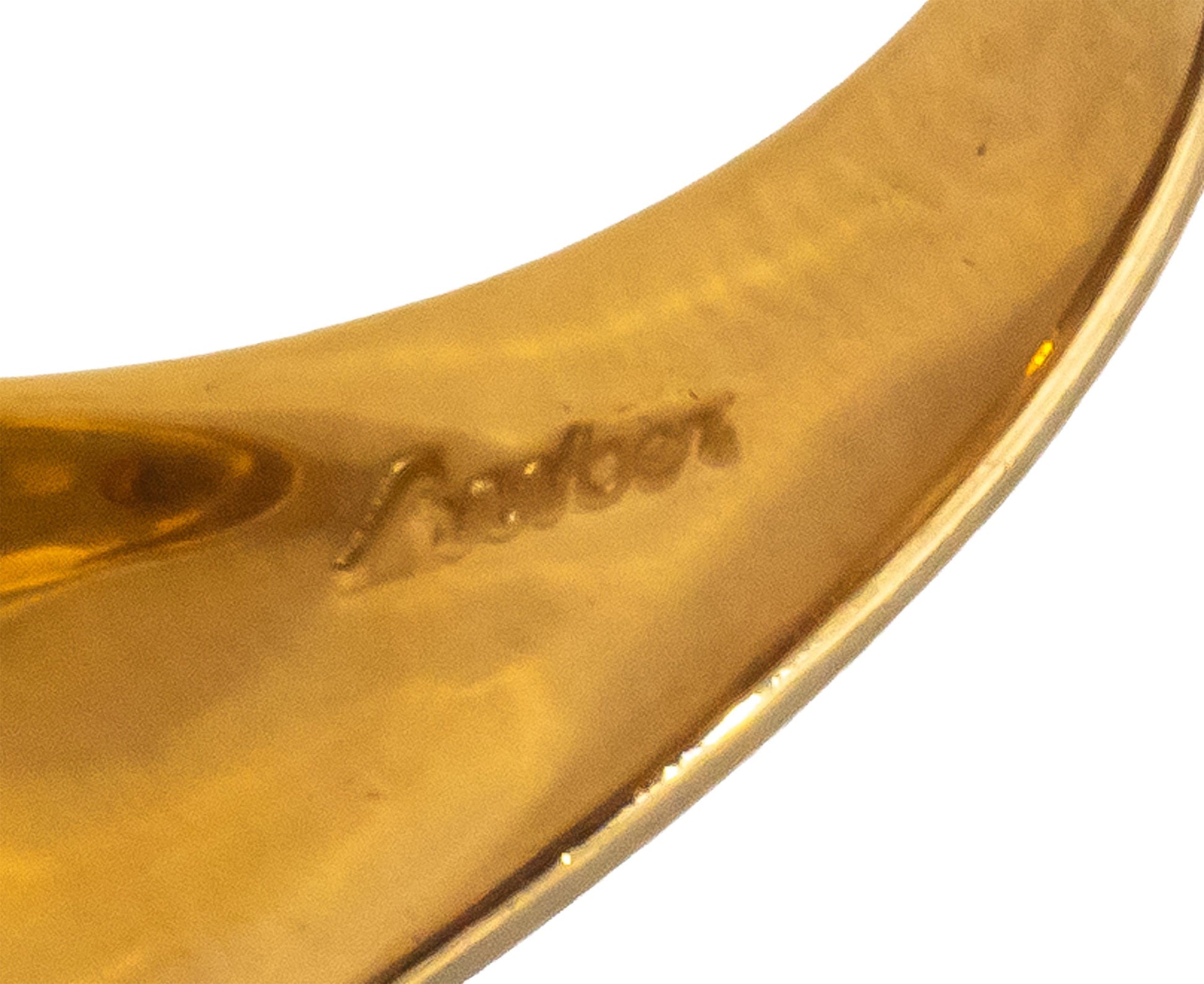 18k Yellow Gold Oval Checkerboard Cut Citrine Solitaire Jumbo Ring 8.50CTW Sz. 7