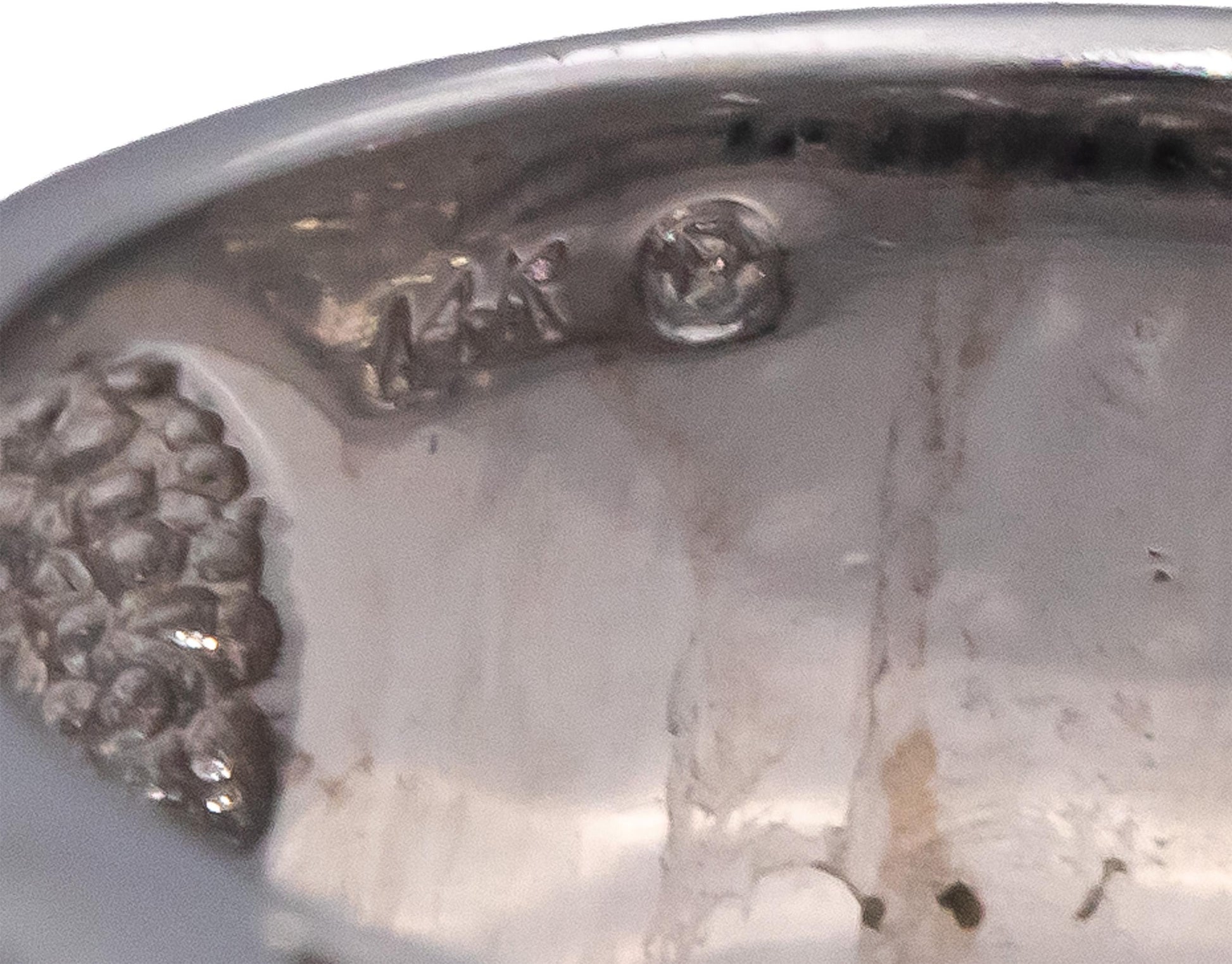 14k White Gold Round Diamond Wide Filigree Band Ring 0.27CT Size 7.25