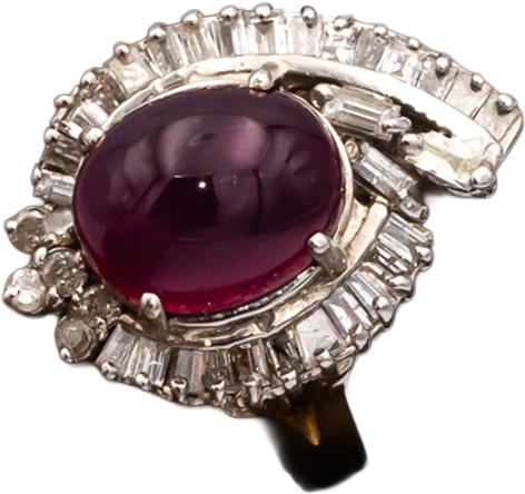CGL Certified 14k Yellow & White Gold Natural Ruby & Diamond Ring 10.30CTW