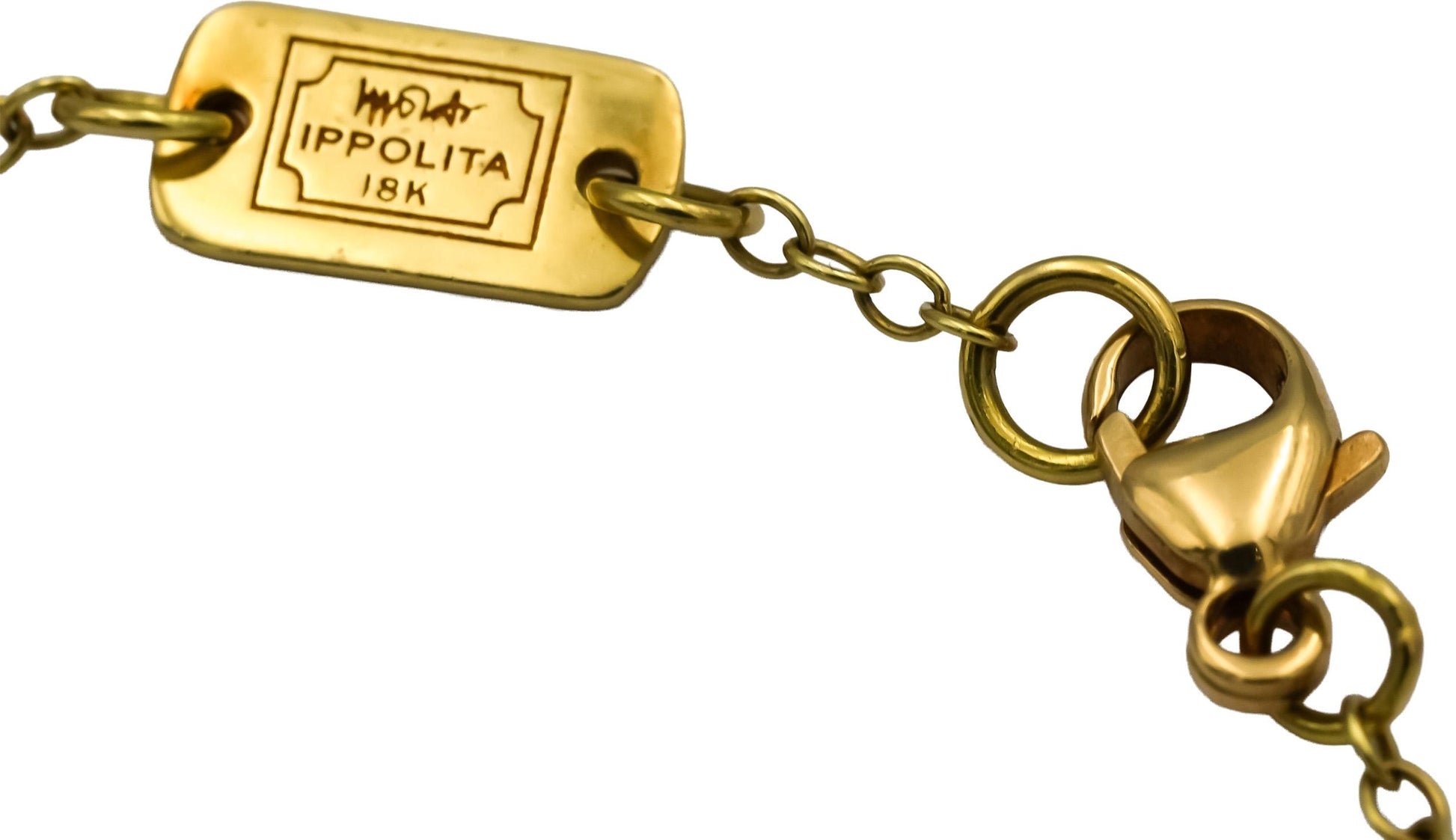 IPPOLITA 18k Yellow Gold Garnet By The Yard Chain Necklace
