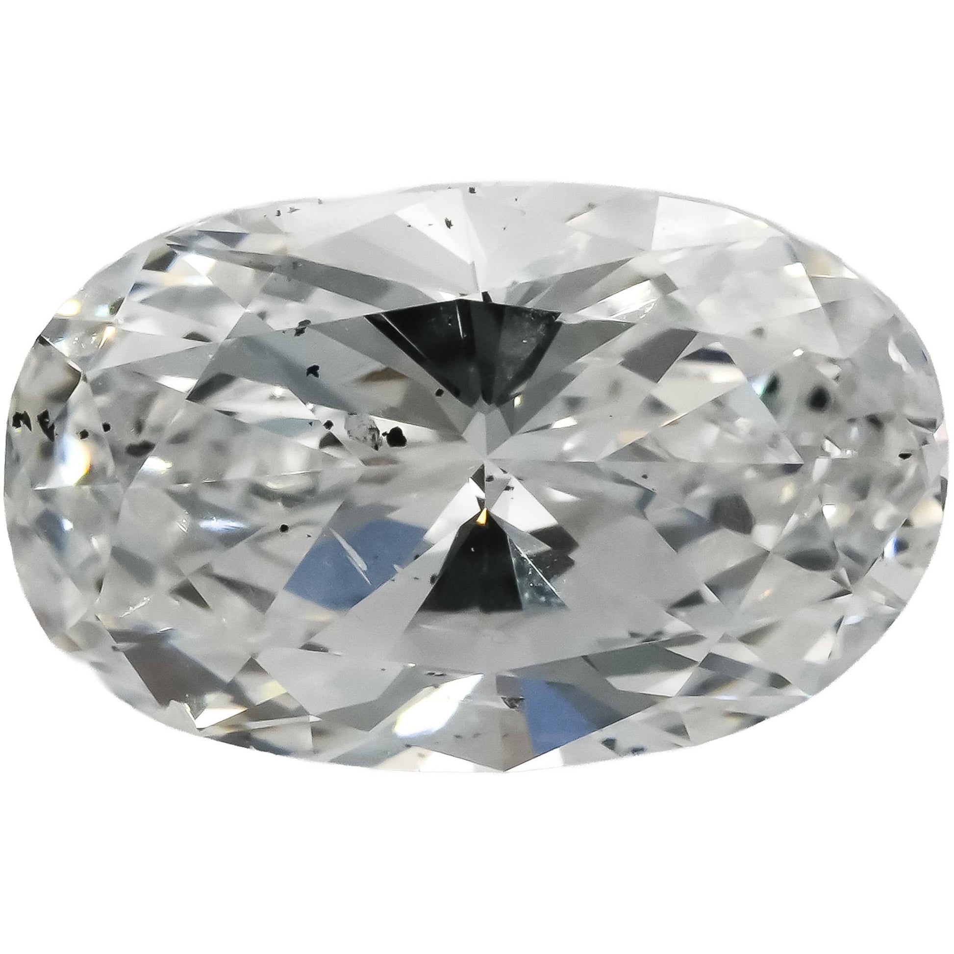 GIA Certified SI2/D Oval Brilliant Cut Diamond Loose Stone 2.02CT