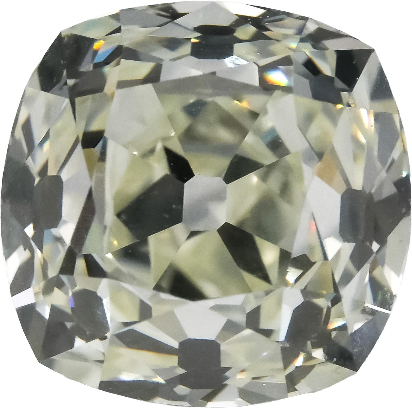 GIA Certified 3.02CT VS2 Clarity K Color Old Mine Cut Diamond Loose Stone