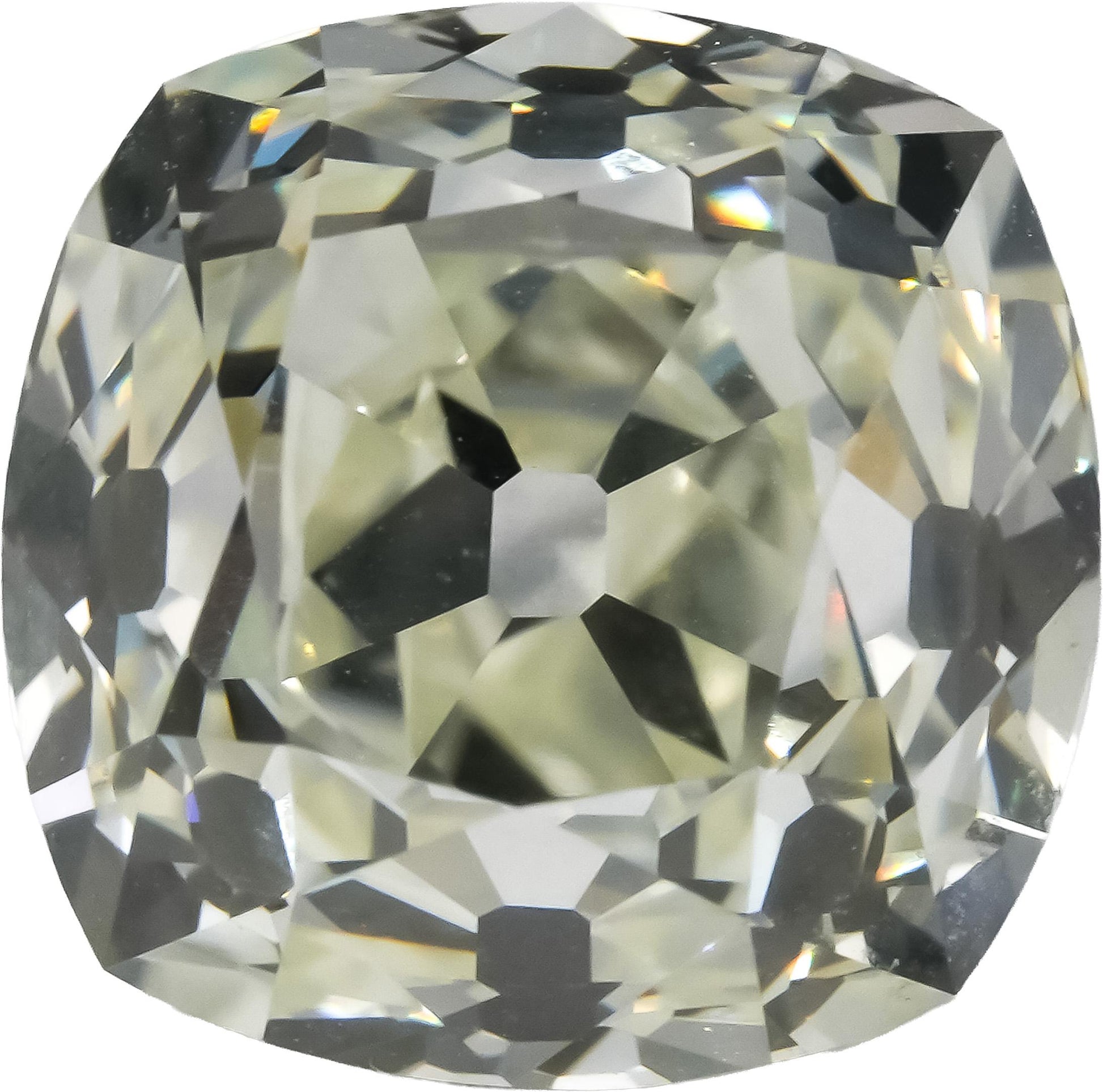 GIA Certified 3.02CT VS2 Clarity K Color Old Mine Cut Diamond Loose Stone