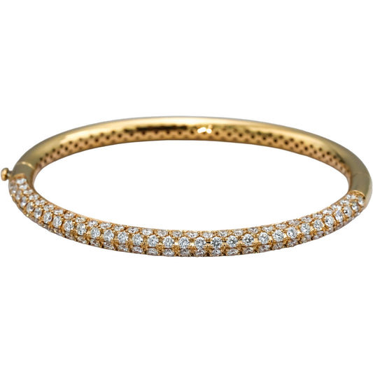 ROBERTO COIN 18k Gold VS Diamond Fantasia Bangle Bracelet 4.85CT 20,000 Retail