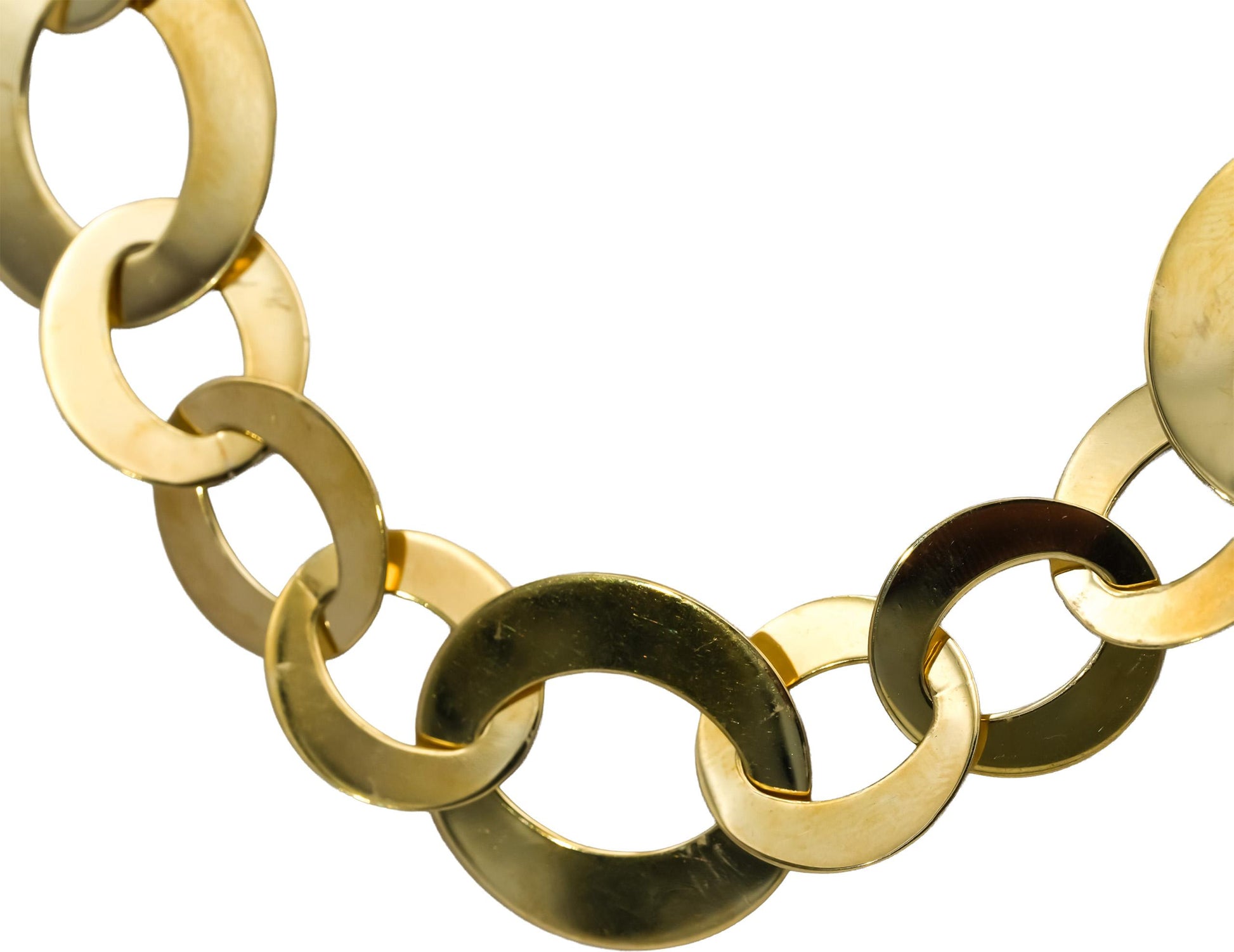 ROBERTO COIN 18k Rose Gold Chic and Shine Circle Necklace