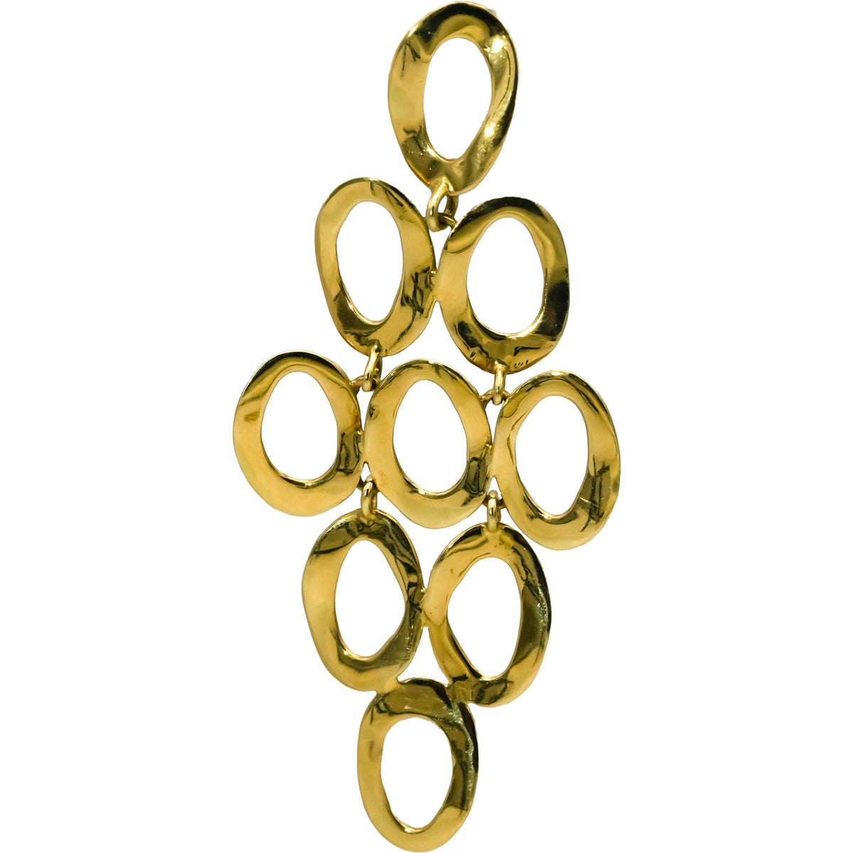 IPPOLITA 18k Yellow Gold Classico Open Oval Cascade Earrings