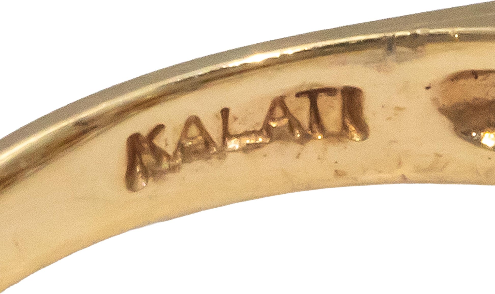 14k Yellow Gold 0.73CT VS Diamond and Tanzanite Band Ring Size 6.25