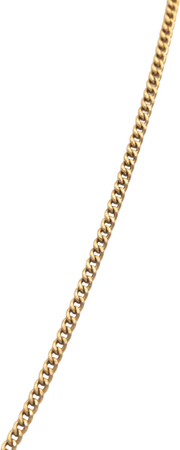 14k Yellow Gold 30" Long/2.0mm Wide Curb Cuban Link Chain Slip-On Necklace