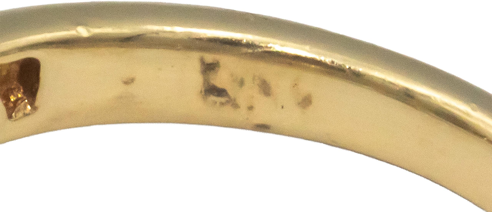 14k Yellow Gold Jewelry 0.97CT VS Diamond and Emerald Ring Size 7.25