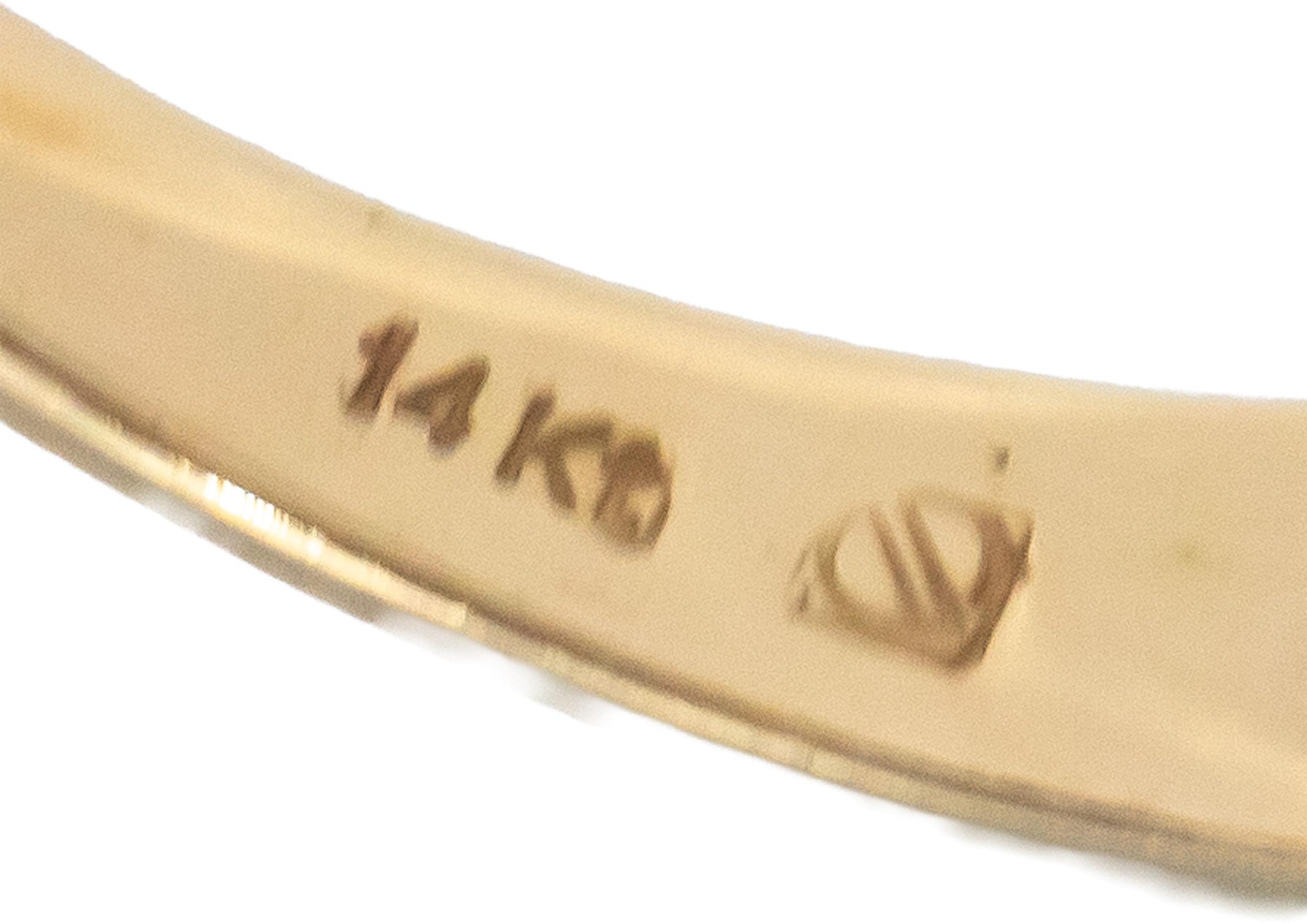 14k Yellow Gold Diamond and Ruby Cluster Cocktail Ring 1.0CT Size 7.25