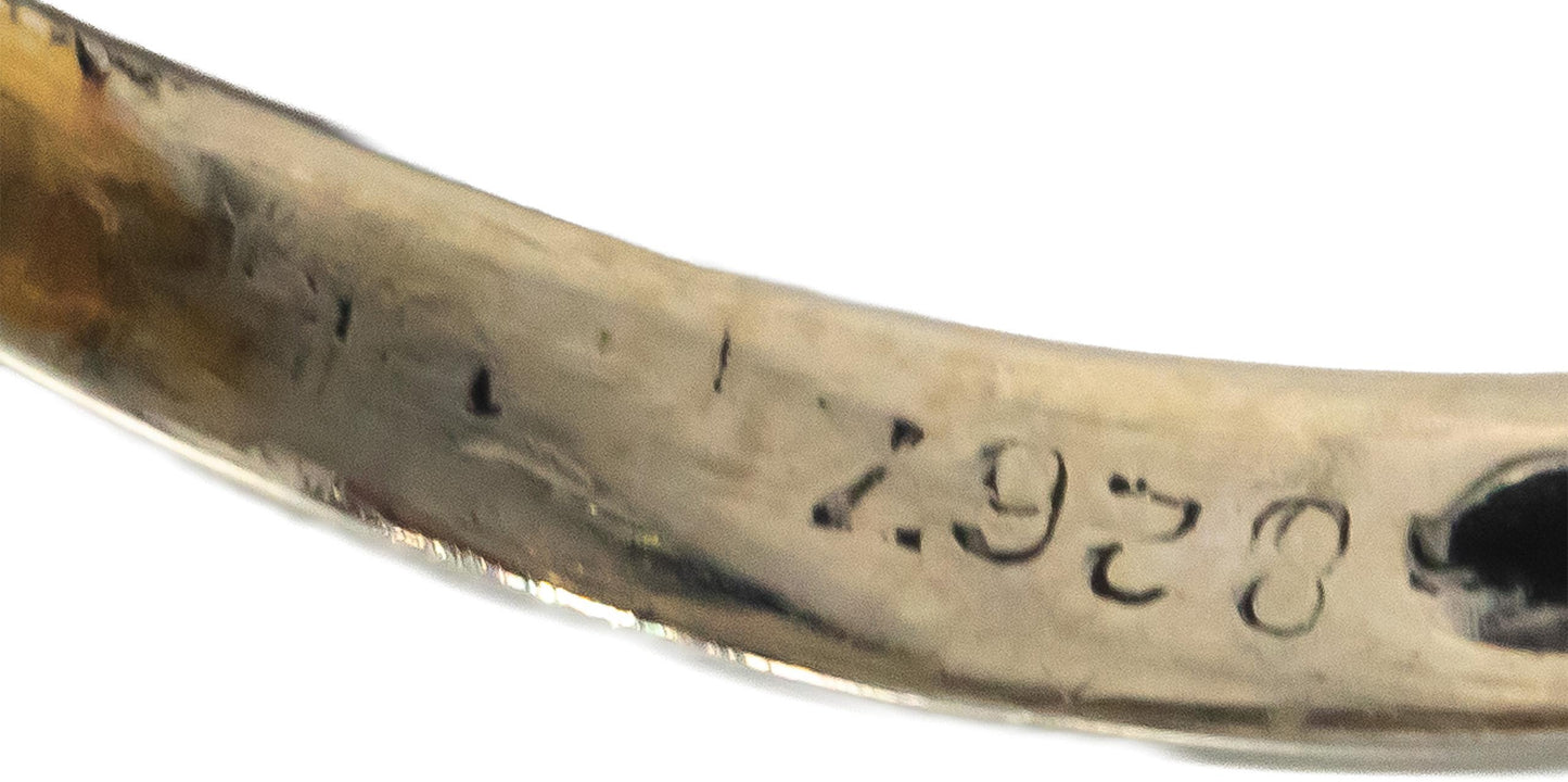 Vintage 18k White Gold VS Round & Baguette Diamond Cocktail Ring 1.50CT Size 6