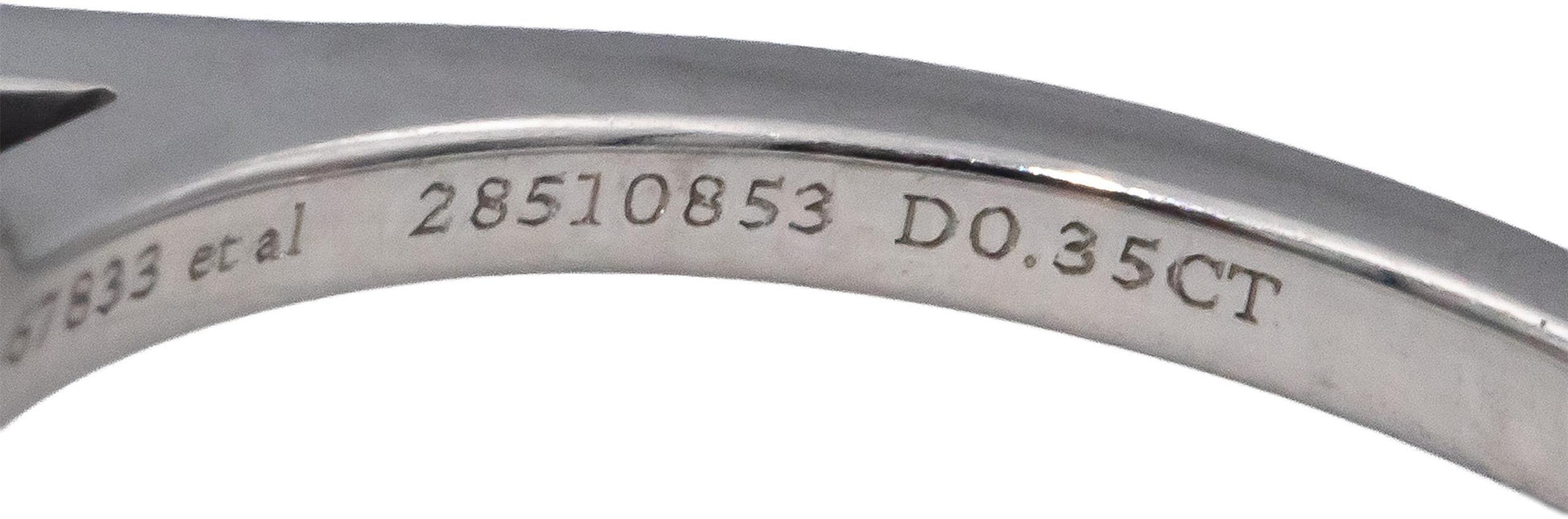 TIFFANY & CO. Platinum Diamond Legacy Engagement Ring .45CT w/ .35CT Center