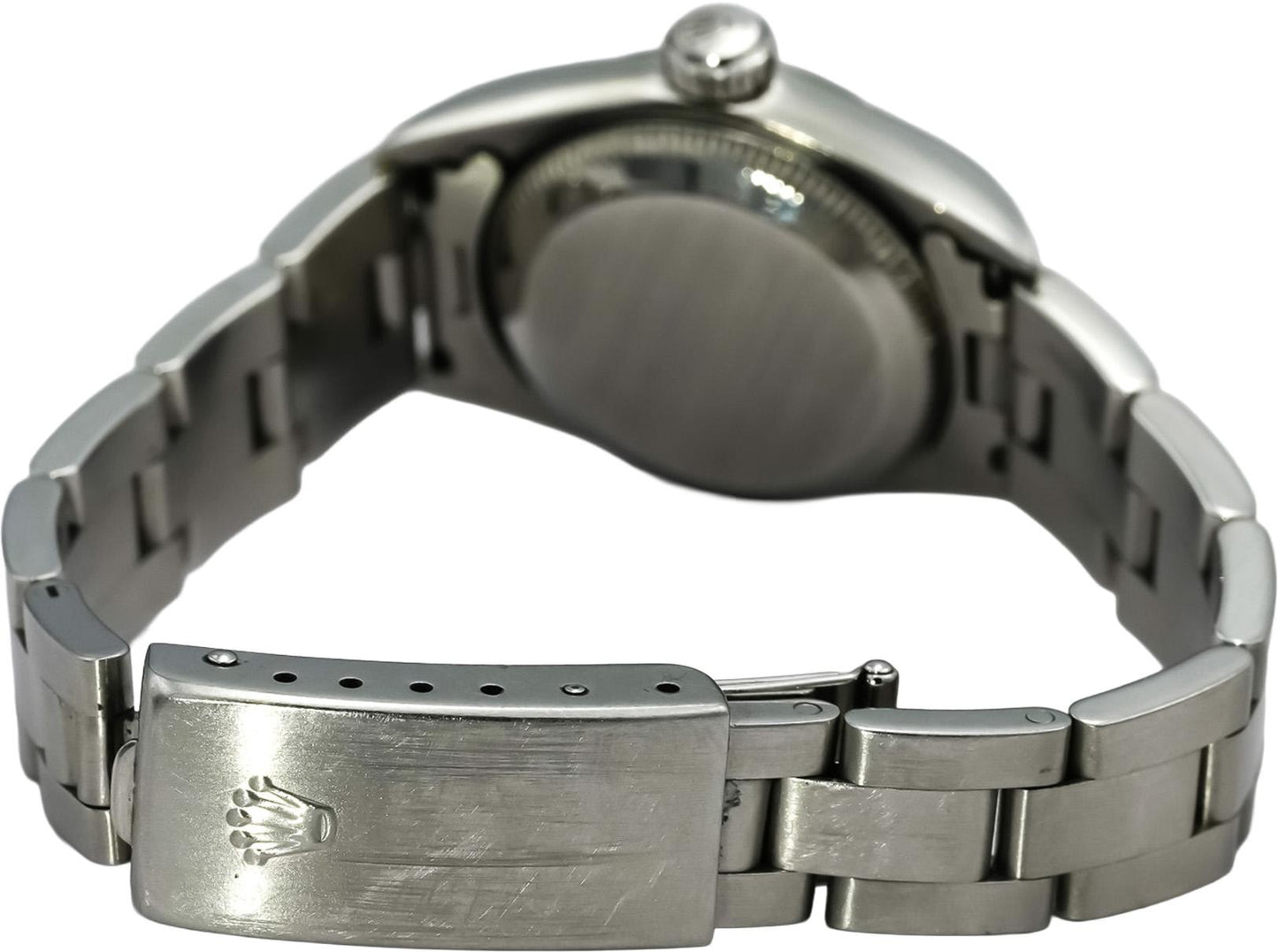 ROLEX Stainless Steel Oyster Perpetual 24 Ladies Watch w/ Papers Ref. 67180