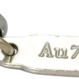 TIFFANY & CO. 18k White Gold Diamond Atlas ID Bracelet